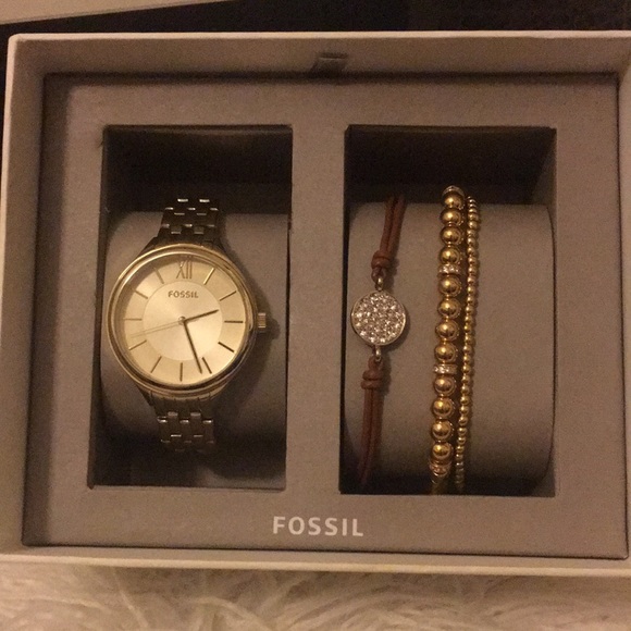 Fossil watch gift set